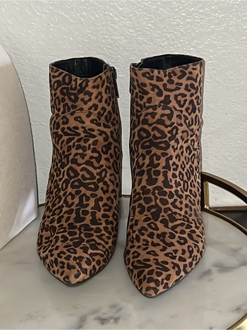 Circus Sam Edelman Hadden leopard ankle booties 8M